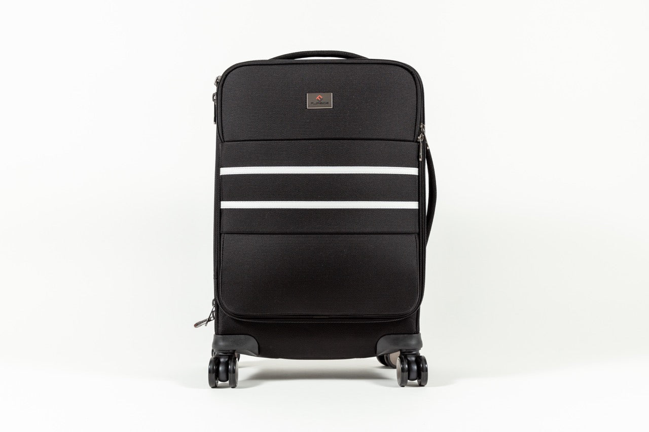 The Lily 29" Check-Bag (White Stripes)