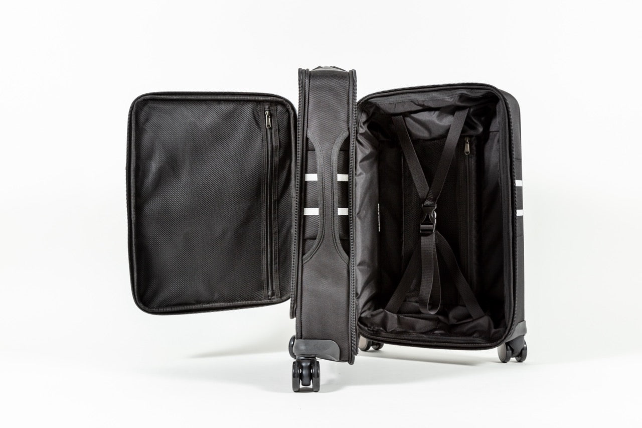 The Lily 22" Carry-On (White Stripes)