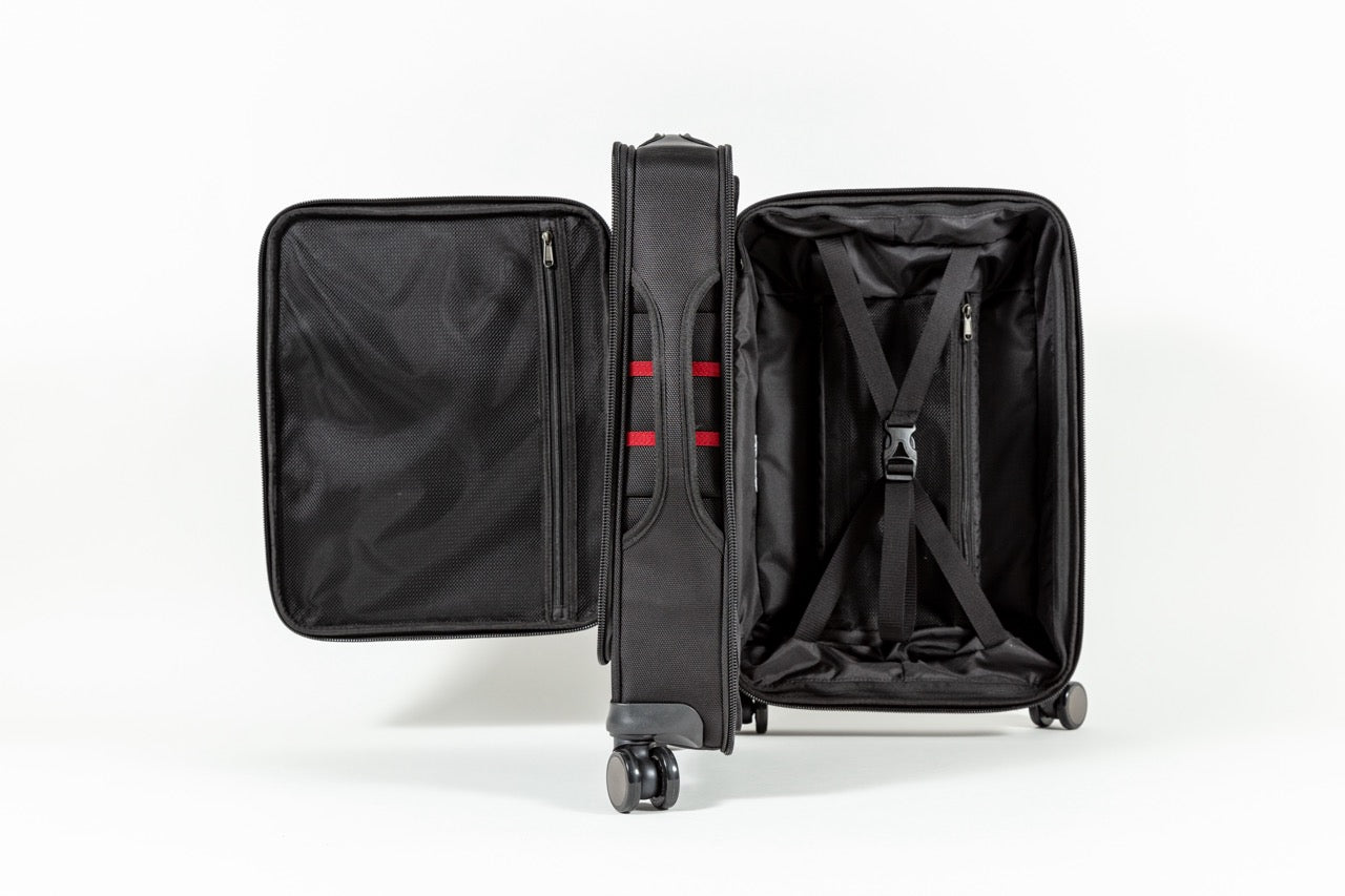 The Kimberly 22” Carry-On (Red Stripes)