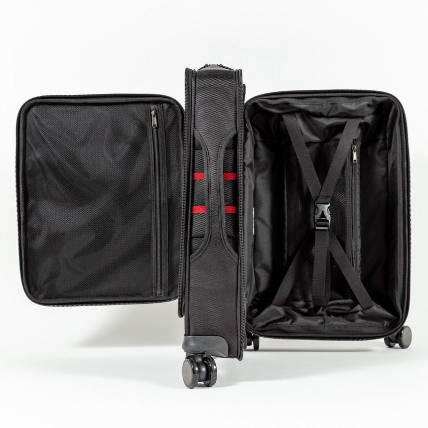 22” Carry-On (Red Stripes - The Kimberly)