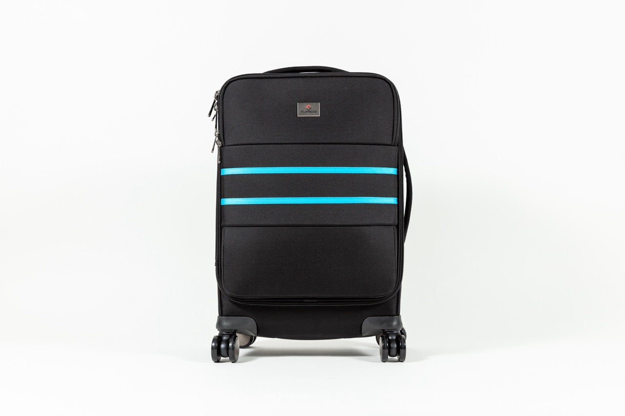 The Ryan 26" Check-Bag (Blue Stripes)