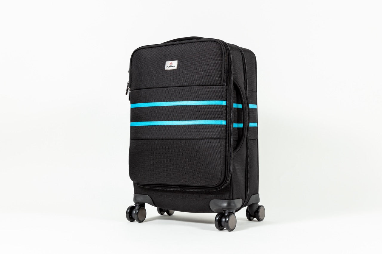 The Ryan 26" Check-Bag (Blue Stripes)