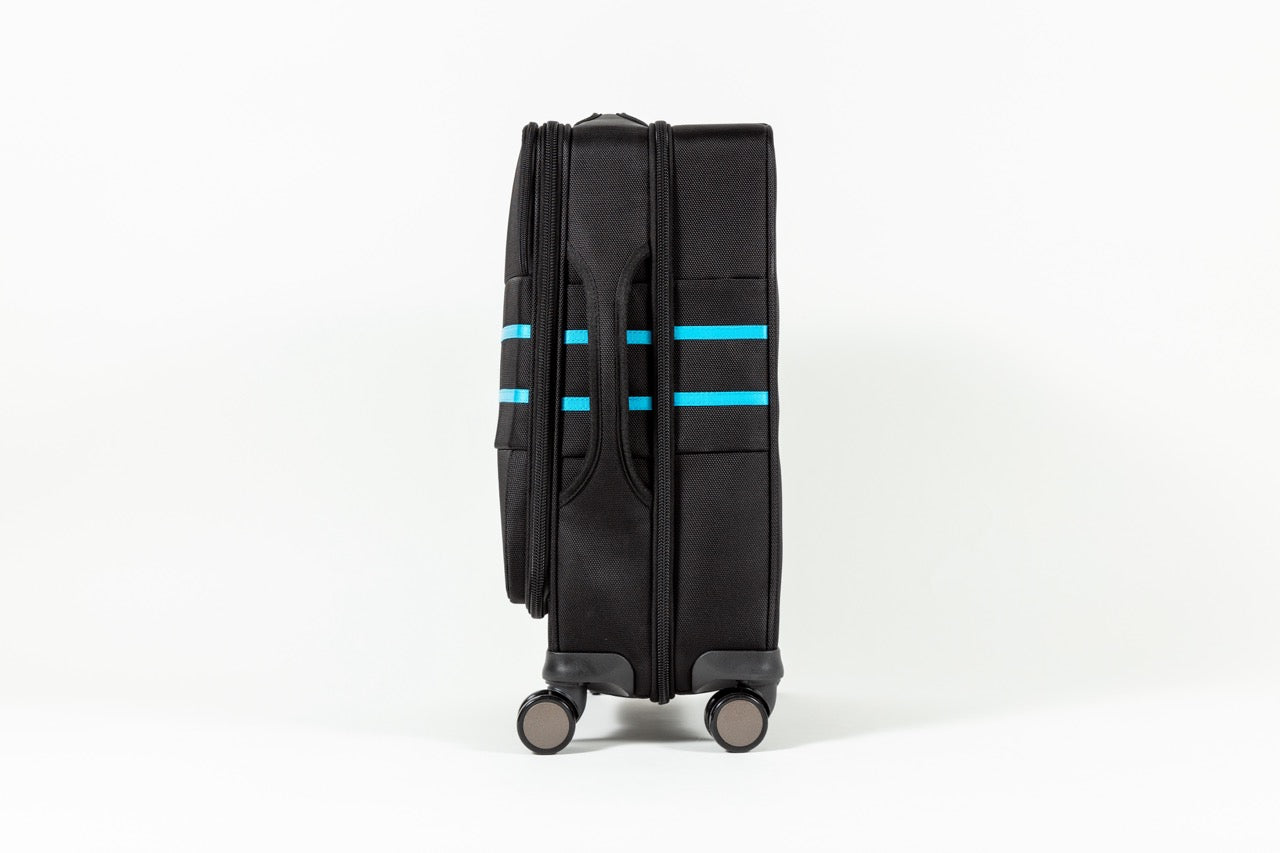 The Ryan 22" Carry-On (Blue Stripes)