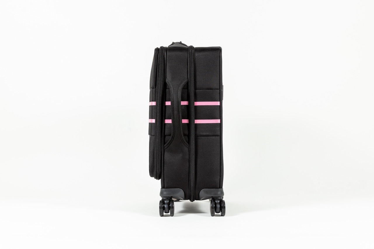 The Jazzy 22" Carry-On (Pink Stripes)