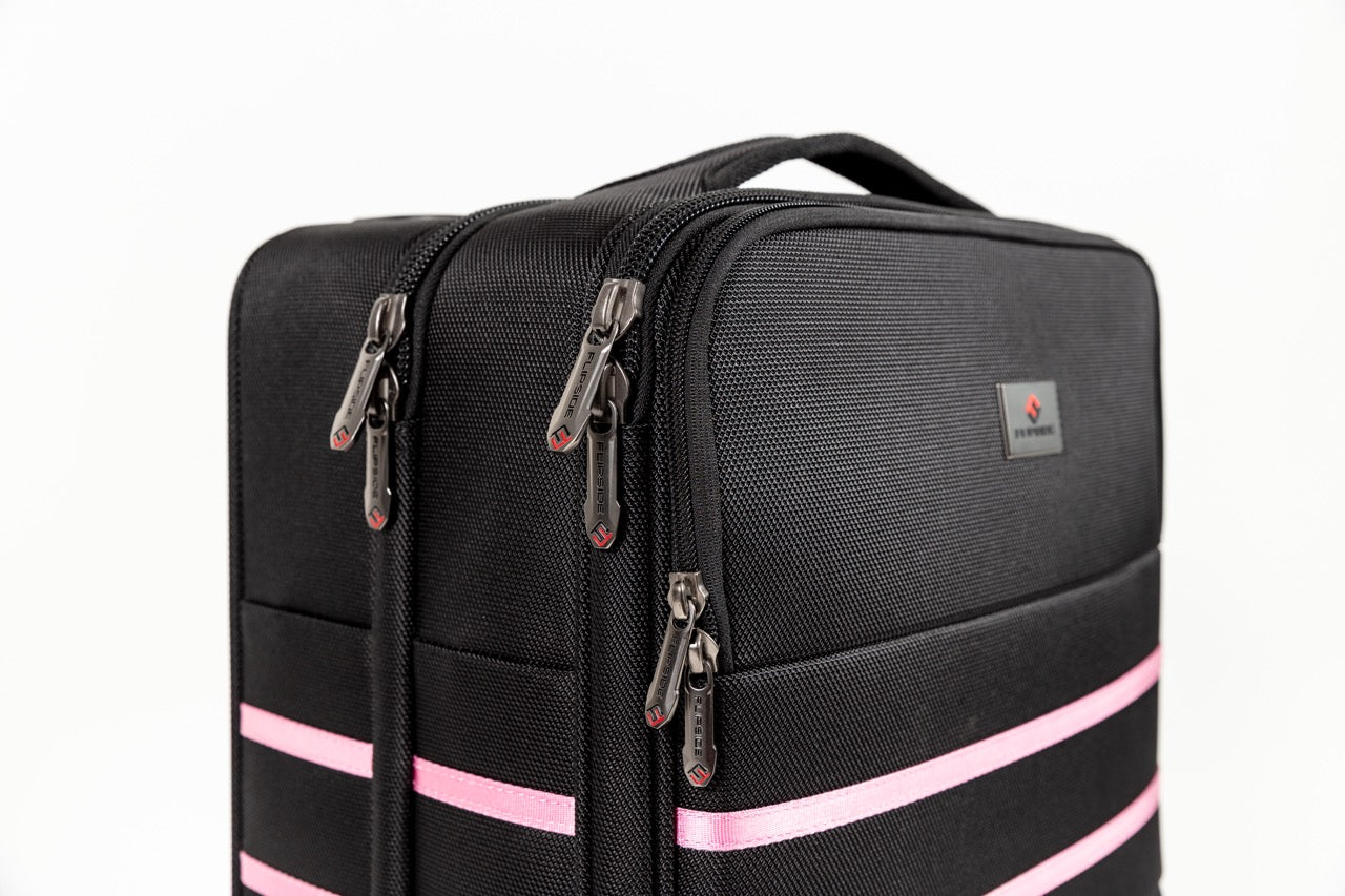 The Jazzy 22" Carry-On (Pink Stripes)
