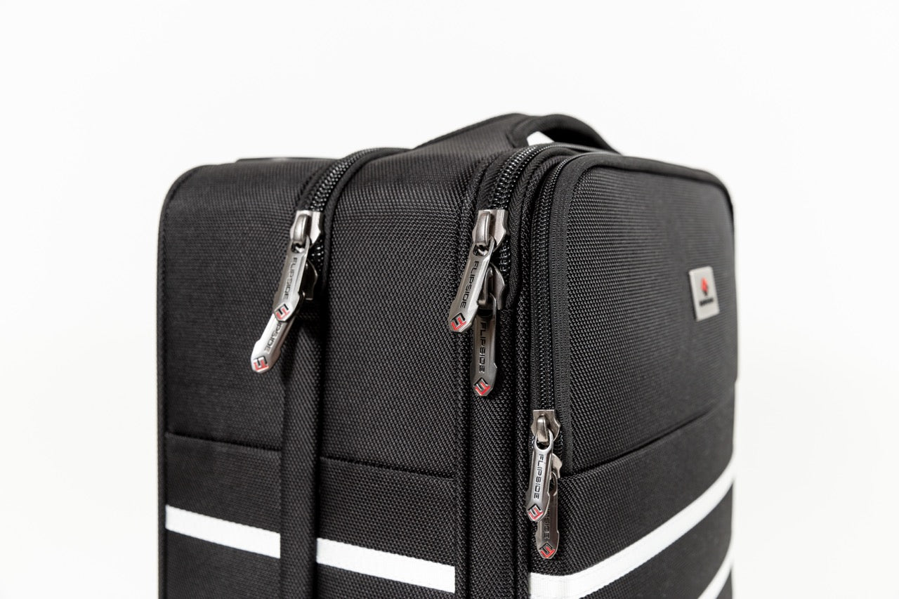 The Lily 22" Carry-On (White Stripes)