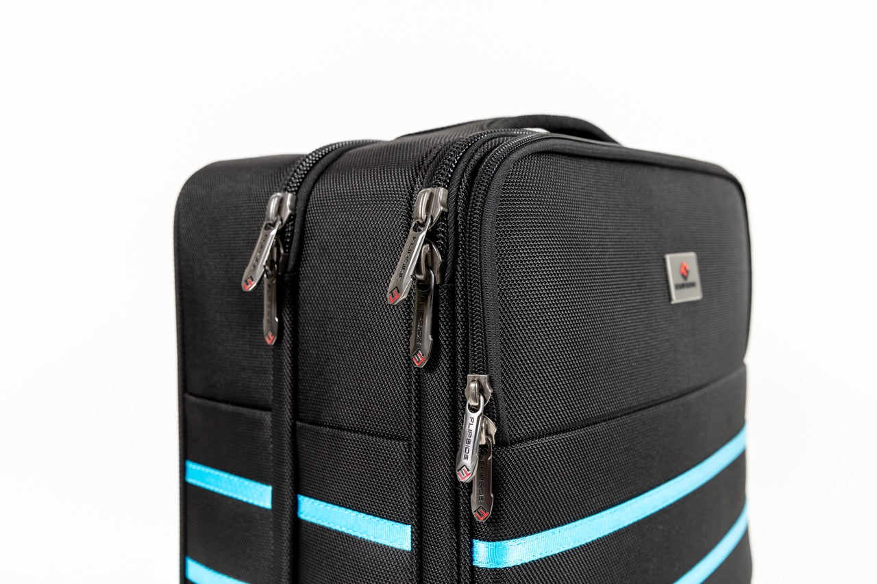 The Ryan 22" Carry-On (Blue Stripes)