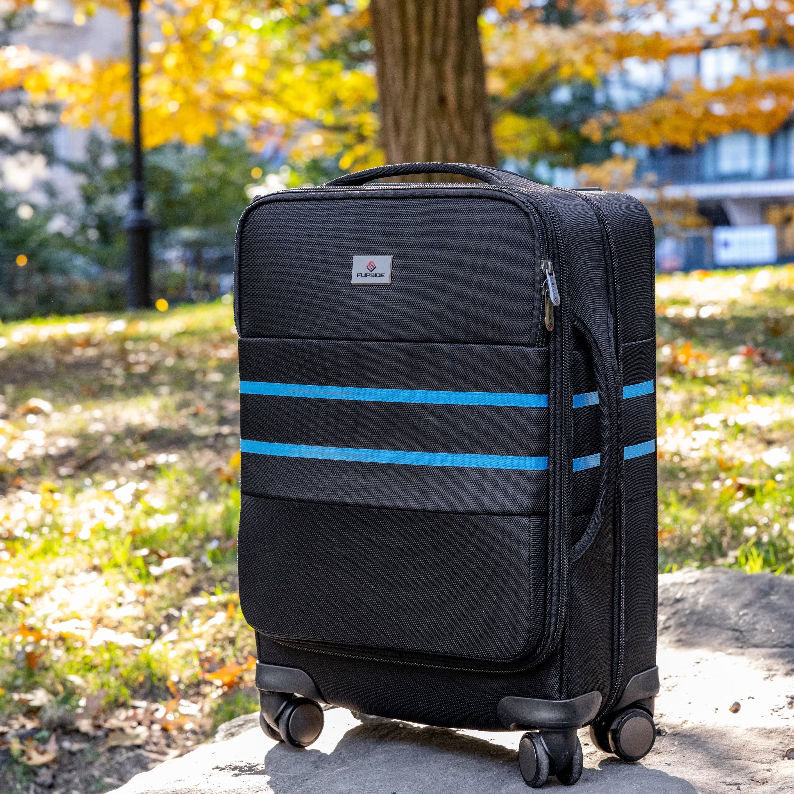 22" Carry-On (Blue Stripes - The Ryan)