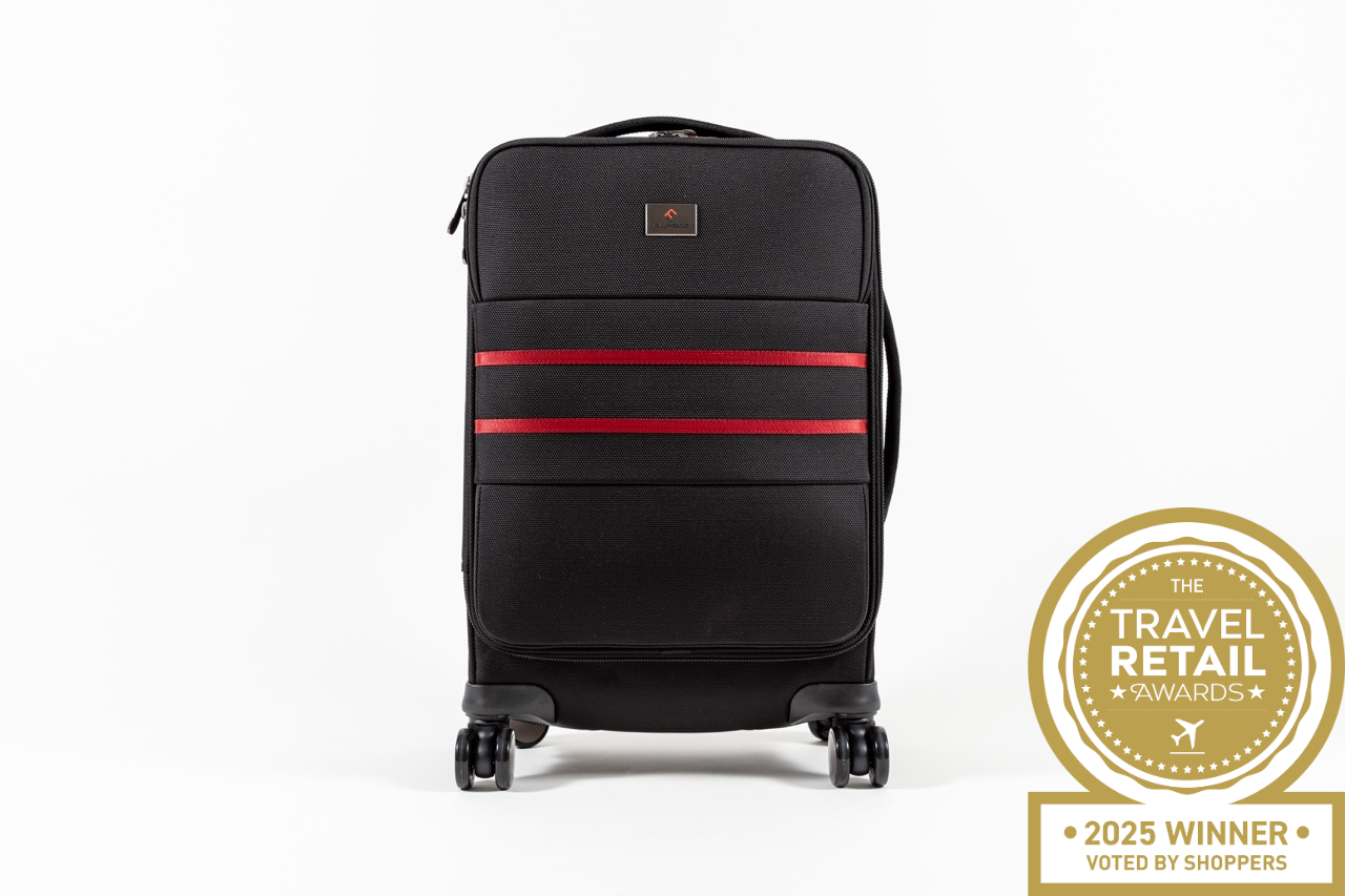 The Kimberly 22” Carry-On (Red Stripes)