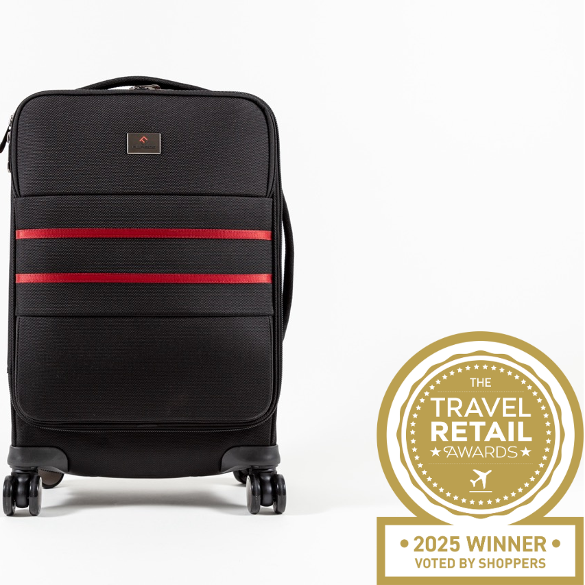 22” Carry-On (Red Stripes - The Kimberly)