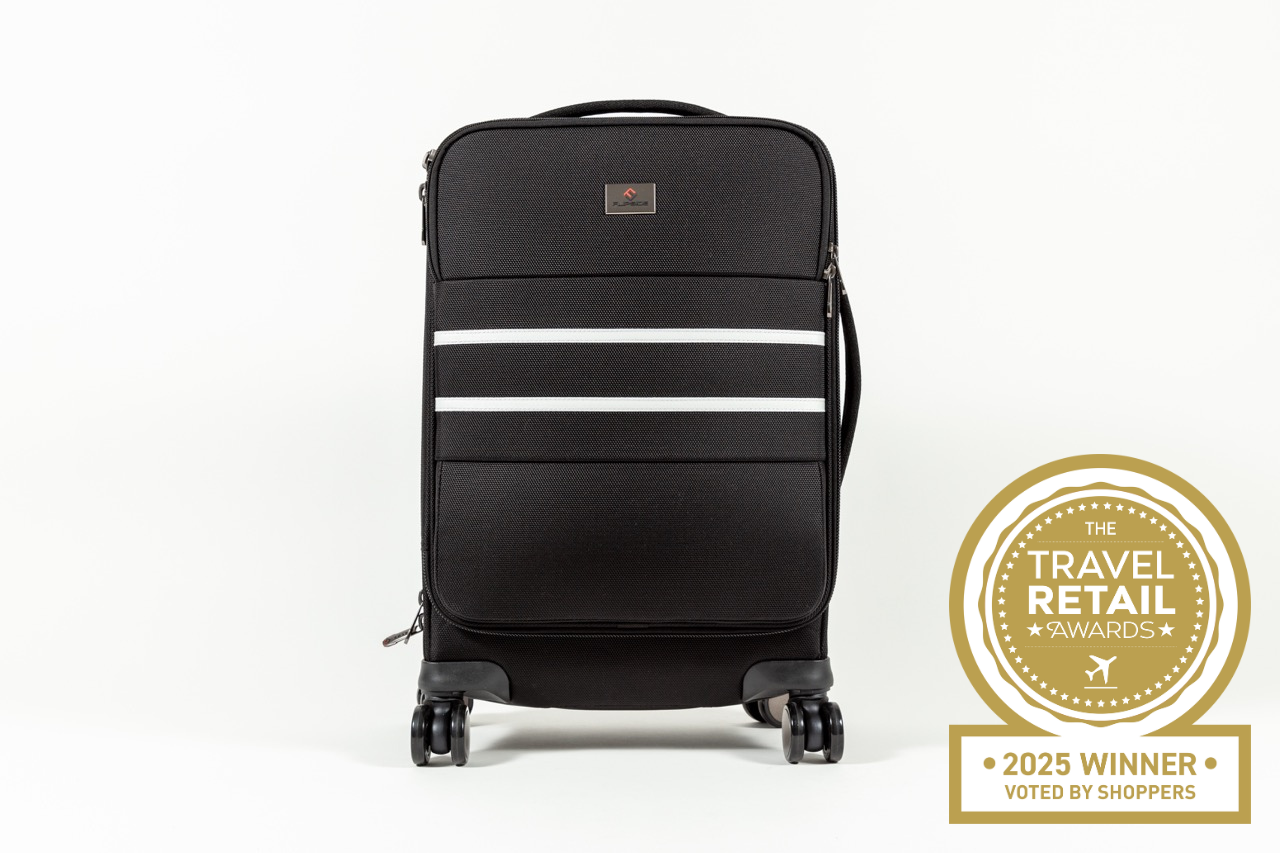 The Lily 22" Carry-On (White Stripes)