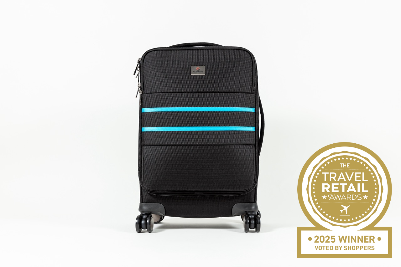 The Ryan 22" Carry-On (Blue Stripes)